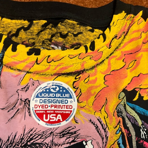 Liquid Blue Dark Fantasy Logan Overload Wolverine T Shirt - Picture 2 of 5